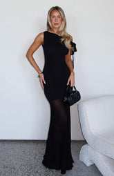 Accidentally In Love Maxi Dress Black