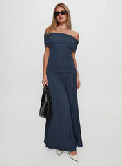 Field Of Dreams Maxi Dress Navy