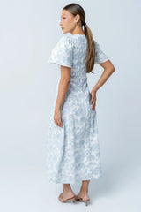 Bethie Petal Sleeve Maxi Dress