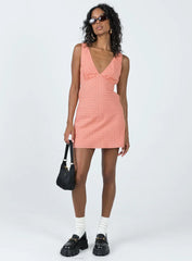 Nellie Mini Dress Rust