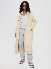 Haili Trench Coat Beige