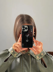 Alter Egos iPhone Case Black