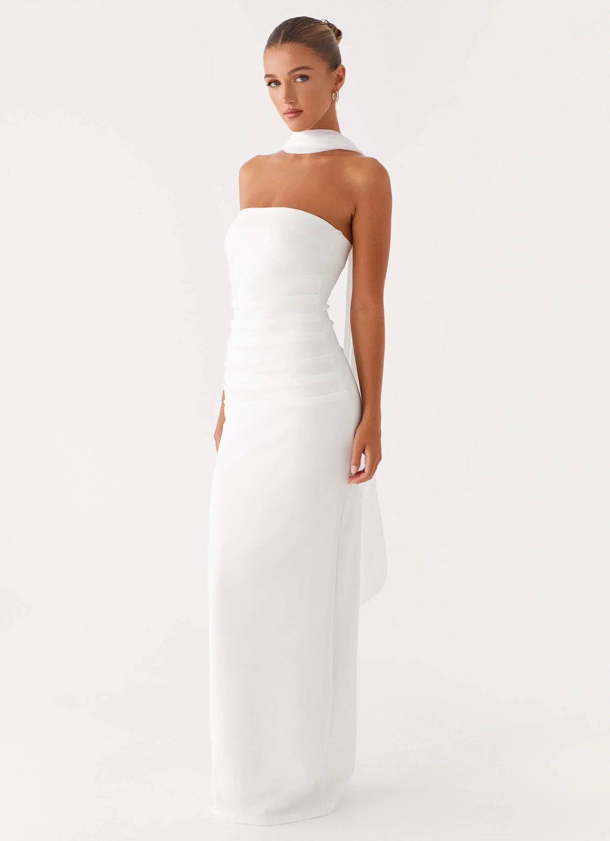 Libra Maxi Dress - White