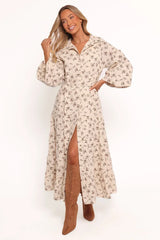 Lincoln Long Sleeve Maxi Dress - Floral