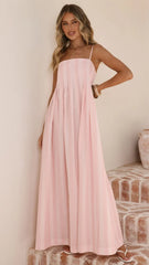 Pippa Maxi Dress - Pink Stripe