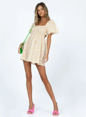 Summer Nights Mini Dress Floral