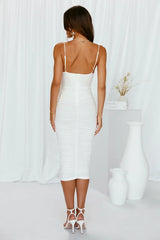 Wildin Midi Dress White