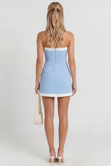 Sunset Sculpt Romper Mini Dress